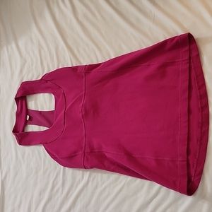 Lululemon fuscia yoga tank yop